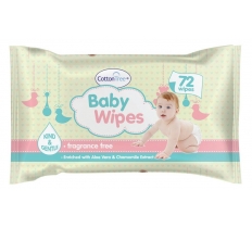 Baby Wipes 72 Pack