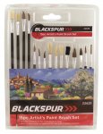 Blackspur 15 Pack Artist'S Paint Brush Set