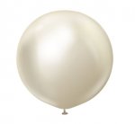 Kalisan 24" White Gold Balloon- 2 Pack