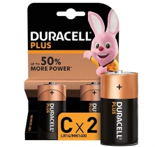Duracell Plus C Batteries 2 Pack X 10