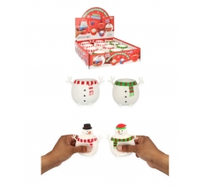 Pop-Up Snowman Squeeze Toy (5.5cm x 6cm)