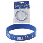 Dad In A Billion Silicone Bracelet