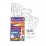 Halloween Activity Pack (3 Books A4,A5,A6 + Crayons)