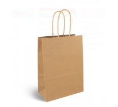 Kraft Brown Paper Party Bag with Matching Handles