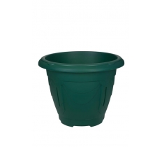 Whitefurze 24cm Round Venetian Planter Forest Green