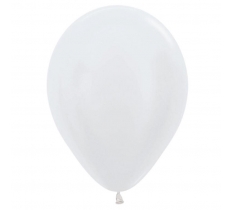 Satin Solid 12" Pearl Latex Balloons 30cm - 50 Pack