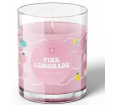 150G Glass Jar Candle With Lid - Pink Lemonade