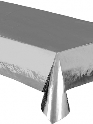 Silver Foil Tablecover 54"X108"
