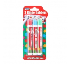 Tallon 3 None Drip Bingo Dabbers Red Blue & Green