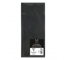 Tissue Paper Black 6 Sheets