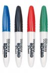 Mini White Board Pen Assorted Colors X4 Helix