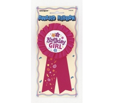 Birthday Girl Ribbon Award Badge