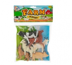 6" FARM ANIMAL BAG PLAYSET