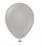 Kalisan 5" Standard Grey Latex Balloons 100 Pack