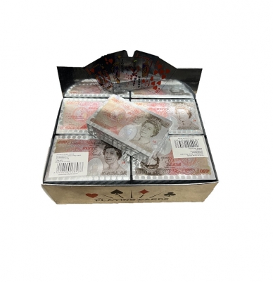 Deluxe Silver Queen Elizabeth Playing Cards