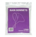 Rain Bonnet 3pc