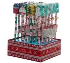 Christmas Pencil & Eraser Topper