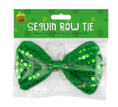 ST. PATRICK'S DAY SEQUIN BOW TIE
