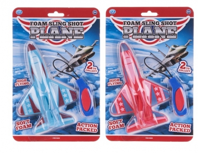 16CM FOAM SLING-SHOT PLANE