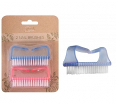 Nail Brush 2 Pack ( Assorted Colours )