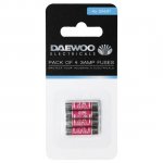Daewoo 3Amp Mains Fuses 4 Pack