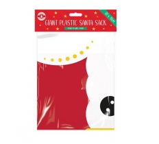 Giant Plastic Santa Sack 60cm X 76cm