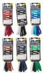 Hair Elastic W/Clips 18 Pack ( Assorted )