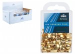 Gold Colour Drawing Pins 300 Per Pack
