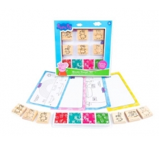 Peppa Pig Wooden Stamper Set