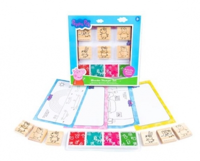 Peppa Pig Wooden Stamper Set