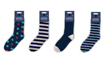 Supersoft Printed Socks With Grippers