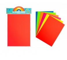 Oodles A4 Neon Craft Card 10 Pack