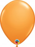 Qualatex 11" Round Orange Balloons Plain Latex 25 Pack