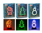 Christmas Led Neon 20cm Light ( Assorted Design )