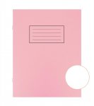 Silvine Pink P4To Exercise Book With Plain Inners X 10