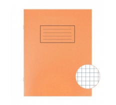 Silvine Orange P4To Exercise Book 5mm Square Inners X 10