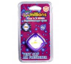 Millions Air Vent Air Freshner Blackcurrent