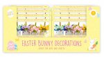 Easter Unicorn Egg Decorations 4 Pack