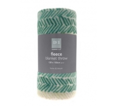 Herringbone Design Fleece Blanket Throws 120x150cm
