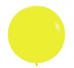 Fashion Colour Yellow 24" Latex Balloons 60cm 3 Pack