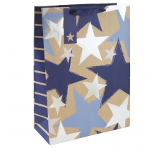 Kraft Blue Star Extra Large Bag