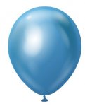 Kalisan 5" Mirror Blue Latex Balloon 100 Pack