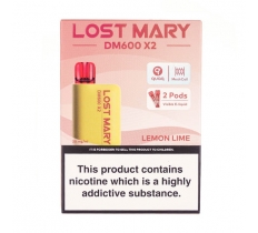 Elf Bar Lost Mary DM600 X2 Vape Lemon Lime