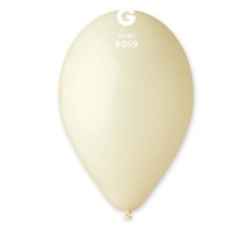 Gemar 13" Pack 50 Latex Balloons Ivory #059
