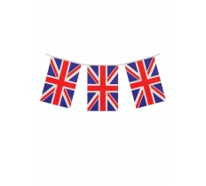 King Coronation Union Jack Flag Bunting 10M ( 20 Flags )