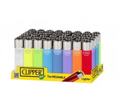 Clipper Electronic Lighter Large Pastel 40 Pack