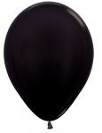 Sempertex Black Mettalic 5" Balloons Pack Of 100