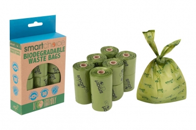 Biodegradable Tie Handle Poop Bags 90 Pack