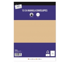 Tallon 15 C4 Manila P/S Envelopes 80Gsm