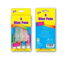 Tallon Water Based Glue Pens 50ml 4 Pack